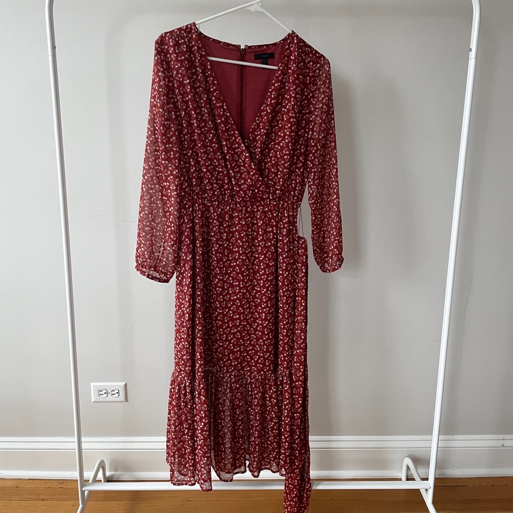 Jcrew wrap dress